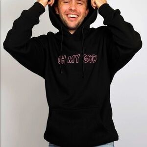 SHAWN DAWSON Black OH MY GOD Hooded Sweatshirt